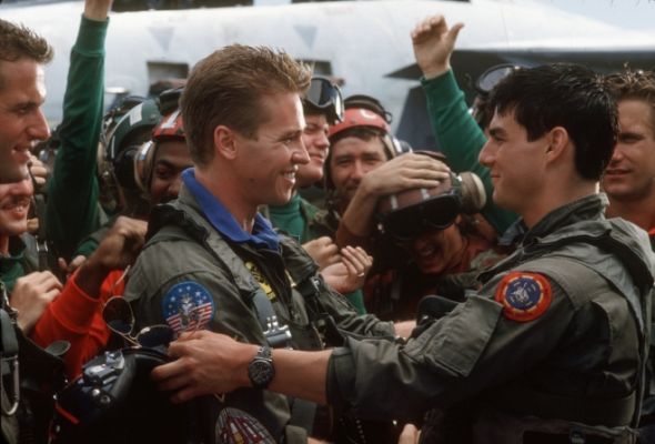 Cruise and Kilmer Reunite for “Top Gun” Sequel