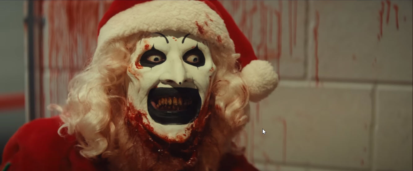 ‘Tis the Season to Be Killing in Official “Terrifier 3” Trailer!